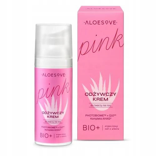  Aloesove PINK 0 SPF hranilna nočna krema za obraz 50 ml