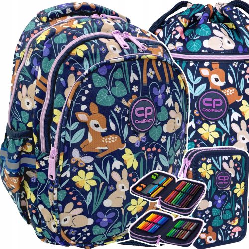  Večprekatni šolski nahrbtnik CoolPack Multicolor 21 l + 2 ostala izdelka