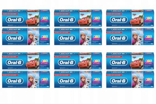  Oral-B Kids zobna pasta za otroke 12x75 ml Frozen&Cars