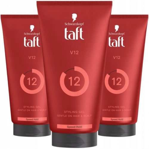  Taft Looks V12 Power Gel gel za lase 3x150 ml