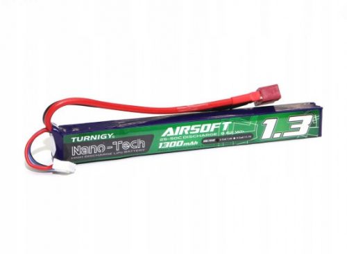  BATERIJA LI-PO baterija 7.4V 2S 1300mAh 25C/50C TURNIGY NANO-TECH ASG