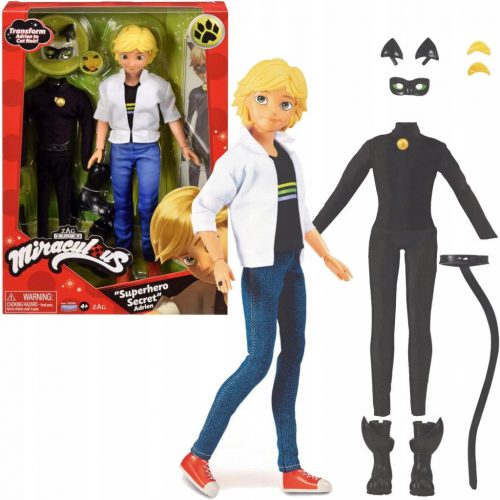  Bandai Miraculous Adrien figura in obleka črne mačke 26 cm