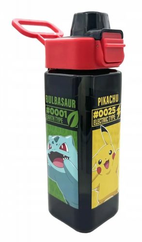  POKEMON STEKLENIČKA S SLAMICO 500ml PIKACHU BULBASAUR CHARMANDER