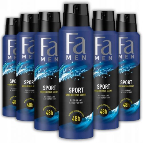  Fa Men deodorant v spreju Sport za moške 150 ml x6