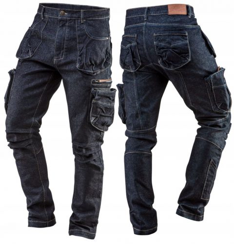  Neo Tools Denim dolge delovne hlače velikosti XL