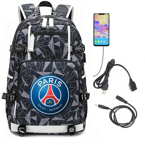  A4 VELIK NEPREMOČLJIV USB NAHRBTNIK PSG PARIS VZORCI