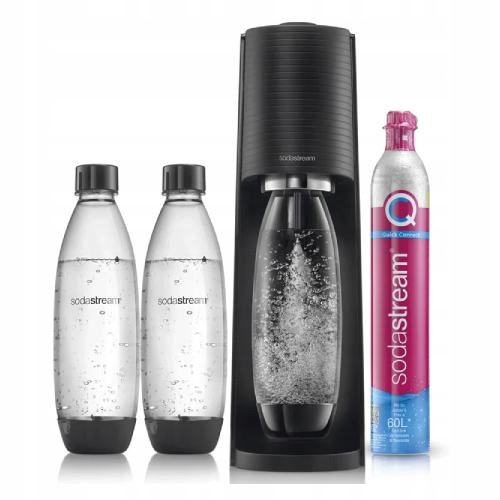  SodaStream Terra črni karbonator + 2 plastenki + plin