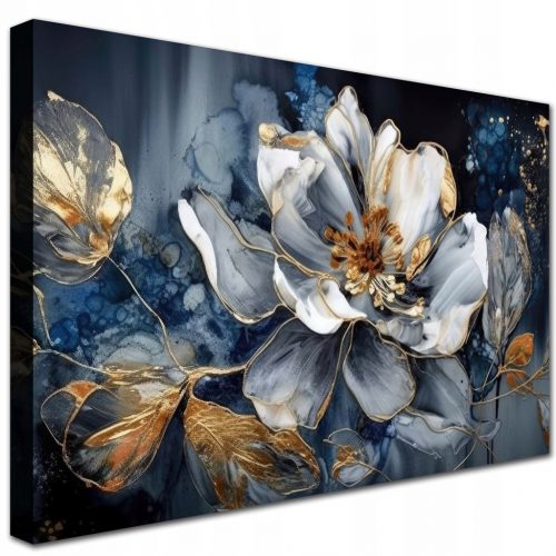  Slika na platnu GLAMUR FLOWER Modern za steno 120x80 za dnevno sobo