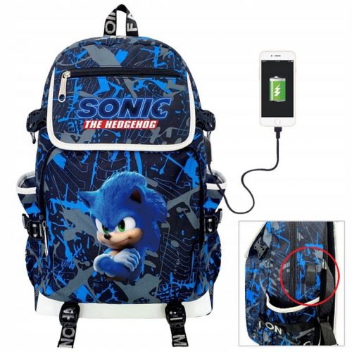  Večprekatni šolski nahrbtnik Sonic the Hedgehog dadi Multicolored 45 l