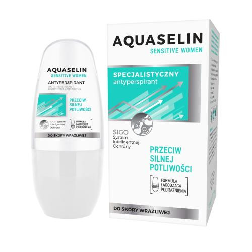  Aquaselin Sensitive Women specializiran antiperspirant proti močnemu potenju 50 ml