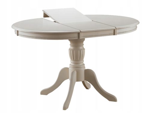  Okrogla raztegljiva miza Signal Tables 106 x 106 x 76 cm bela