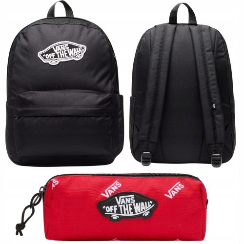  Vans mestni nahrbtnik kool Classic Backpack Black VN000H4YBLK1 črn + torbica za peresnico VANS