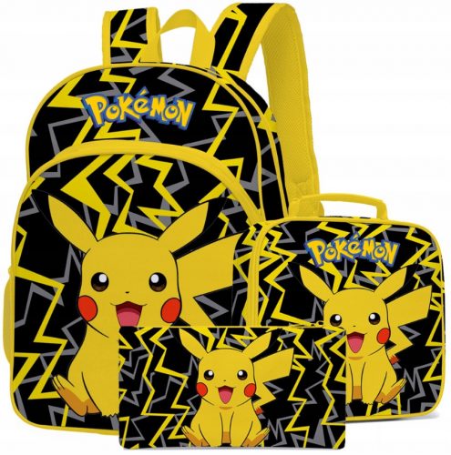  Večprekatni šolski nahrbtnik Pokemon PIKACHU FDAS BACKPACK Večbarven