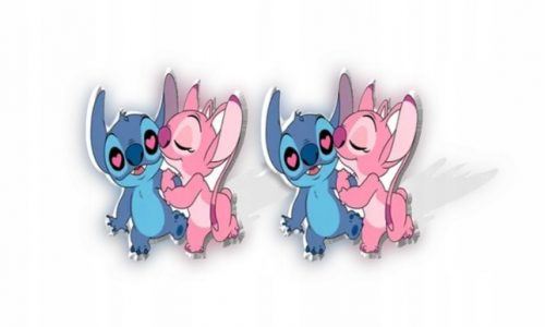  Stitch uhani iz pravljice Lilo & Stitch Studs