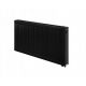  Jekleni panelni radiator Purmo 1709 W črn 1000 x 600 x 102 mm - spodnji priključek