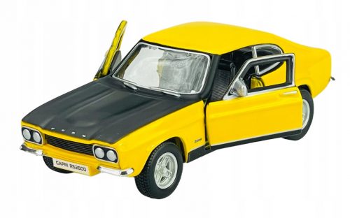  BBURAGO 1970 FORD CAPRI RS2600 RUMENA 1:32 KOVINSKI NOV MODEL