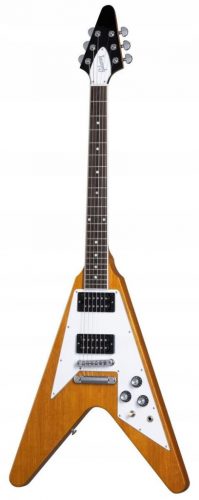  Gibson 70s Flying V Antique Natural električna kitara + etui