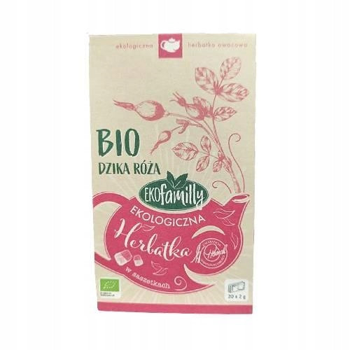  EKOFAMILLY Bio čaj Divja vrtnica, 20x2g