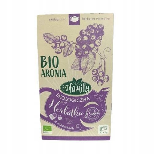  Bio čaj EKOFAMILLY Bio aronija, 20x2g