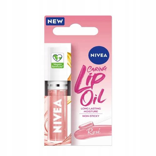  Nivea Caring Lip Oil Rosé hranilno olje za ustnice 5,5 ml