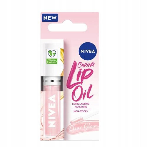  Nivea Caring Lip Oil Clear Glow hranilno olje za ustnice 5,5 ml