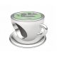  CHARMS OBESEK MATCHA LATTE MATCHA COFFEE TEA CUP LOVE COFFEE