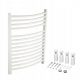  Online vodni kopalniški radiator 280 W 500 x 600 mm bel