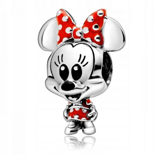  Obesek SREBRO 925 Charms Bead Disney Minnie Mouse