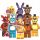  KOMPLET DODATKOV FNAF MINIFIGURES BLOCKS