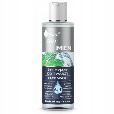  Ava Eco Men gel za umivanje obraza 6v1 200 ml