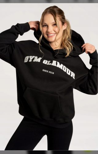  COLLEGE SWEETSHIRT ČRNA GYM GLAMOUR XS