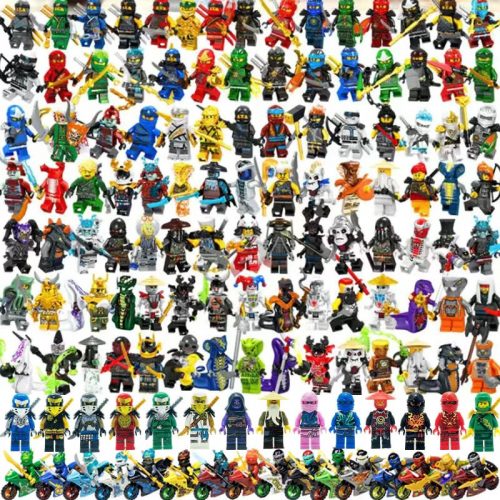  NINJAGO FIGURICE SET 48 KOSOV BLOKOV DODATKI