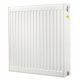  Jekleni panelni radiator Diamond 1505 W bel 1000 x 550 x 105 mm - stranski priključek