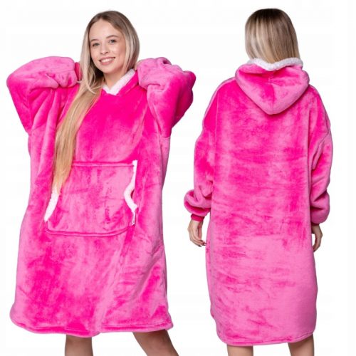  BLANKET SWEATSHIRT Oversize Thick BLANKET SWEATSHIRT XXL FUCHSIA Darilo za rojstni dan