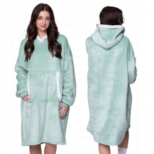  BLANKET SWEATSHIRT Oversize Thick BLANKET SWEATSHIRT XXL MINT Darilo za rojstni dan