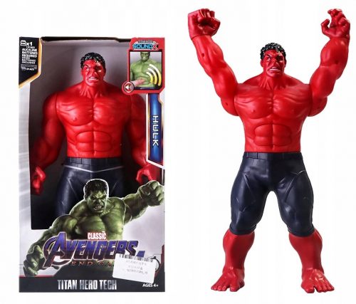 VELIKA FIGURICA Red Hulk Red 30 cm z Zvokom