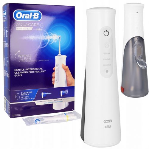  Oral-B AquaCare Pro Expert 6 irigator, brezžični, bel