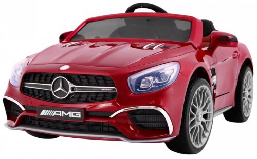  Mercedes AMG SL65 za otroke Rdeča barva + Daljinski upravljalnik + Prtljažnik + Nastavitev