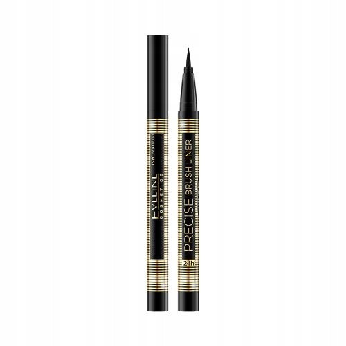  Eveline Cosmetics Precise Brush Liner pero za črtalo za oči Deep Black