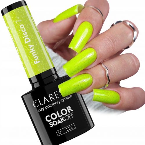  CLARESA FUNKY DISCO 7 LIMETA LIGHT HYBRID LAK ZA NOHTE LIMETA YELLOW