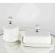  Glamour set Posoda za sladkor Posoda za maslo WHITE home&you s kristalom Glamour