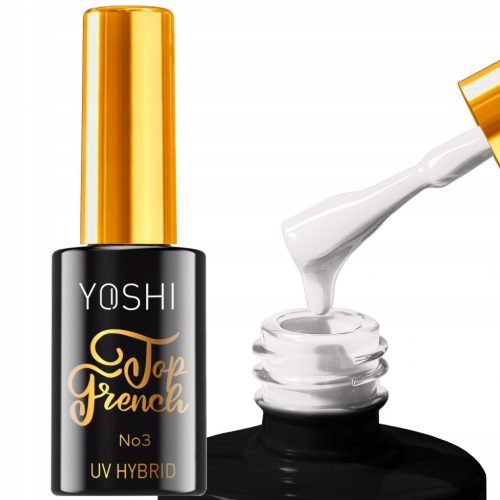  YOSHI TOP FRENCH NO WIPE HYBRID TOP MILKY WHITE 03 10 ml