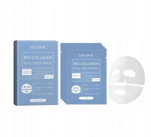  4 kosi Biodance Bio-collagen Real Deep Mask, vlažilna maska št