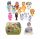  12x MODRE FIGURICE BINGO Dogs Family Friends, Bing Toys, IZ POLJSKE