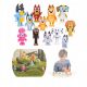  12x MODRE FIGURICE BINGO Dogs Family Friends, Bing Toys, IZ POLJSKE