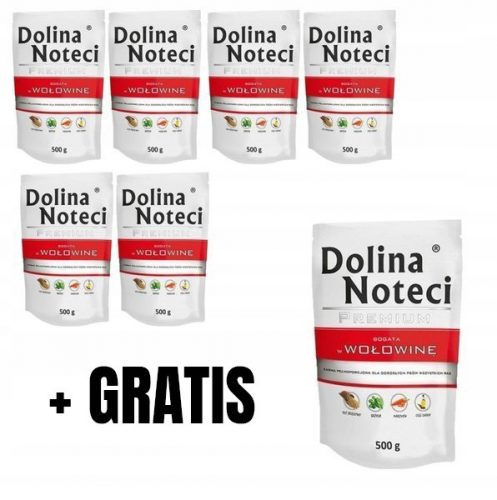  Dolina Noteci Premium mokra hrana za pse govedina 10x500g