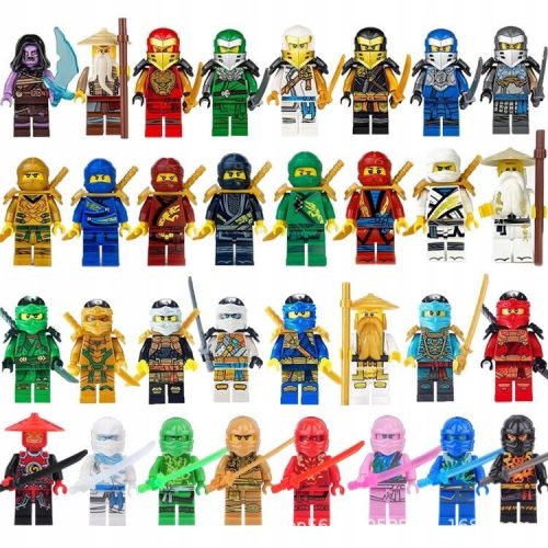  NINJAGO BLOCKS MINI NINJA FIGURE 32 DELNI SET