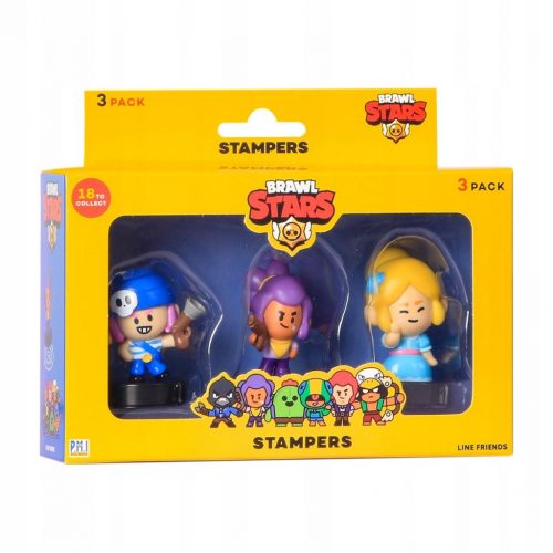  Brawl Stars 3 paket serije 1 figur z žigi - naključna izbira