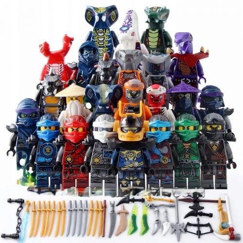  BLOCKS SET 24 FIGURIC GARMADON AKITA LLOYD HARUMI NINJA