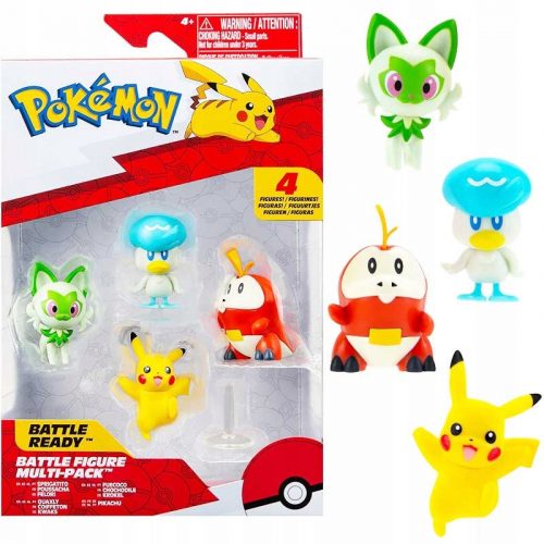  POKEMON BATTLE FIGUR SET 4 FIGURIC